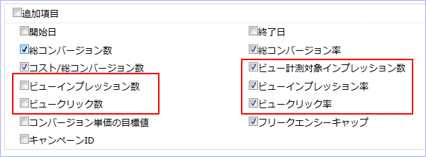 ビューインプレッション